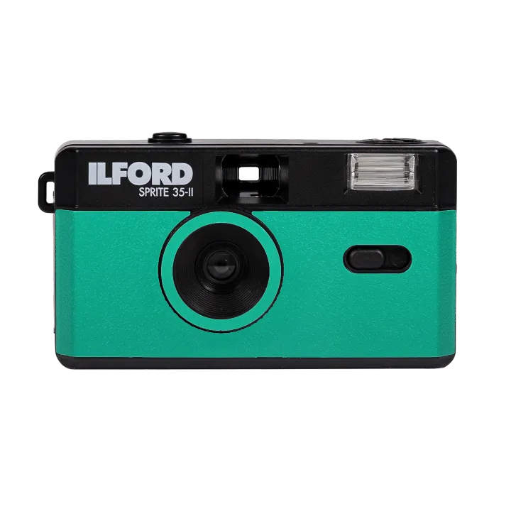 Ilford SPRITE 35-II Reusable Camera - Black & Teal