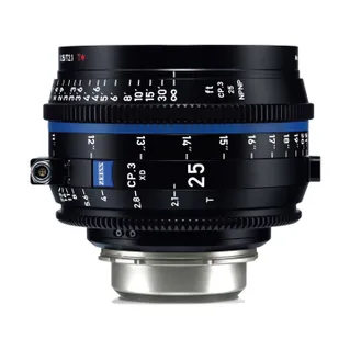 Zeiss CP.3 25mm T2.1 Feet XD eXtended Data Compact Prime Cine Lens for PL Mount