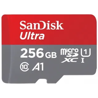 SanDisk Ultra microSDXC 256GB 120MB/s R UHS-I U1 C10 A1 Card