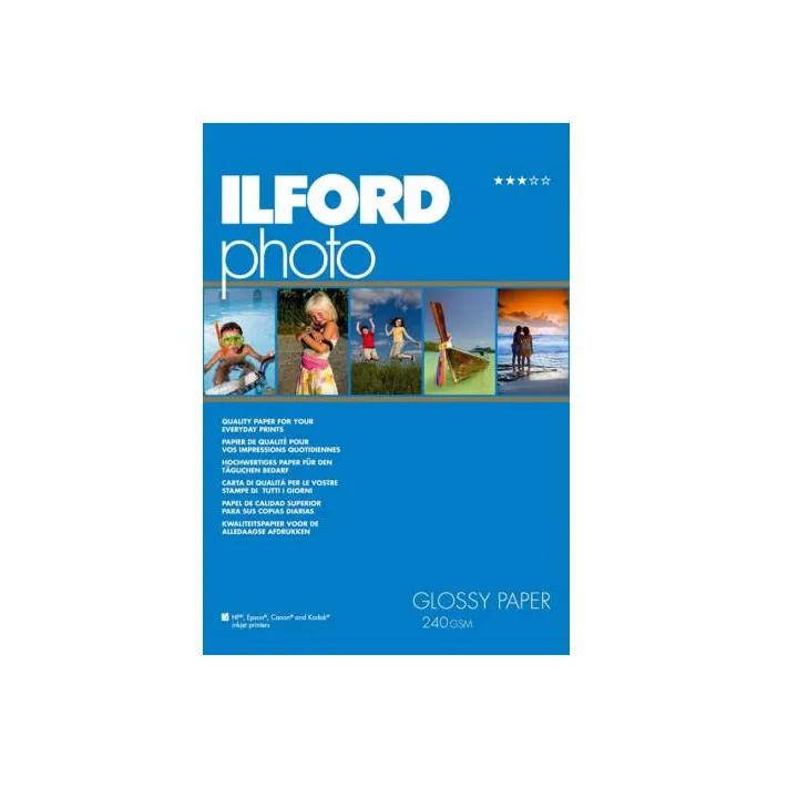 Ilford Photo Gloss Paper 240gsm A4 20 Sheets ** SAMPLE**