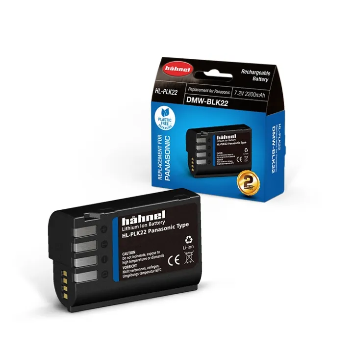 Hahnel Digital Still Battery Panasonic DMW-PLK22 2250 mAh 7.2V