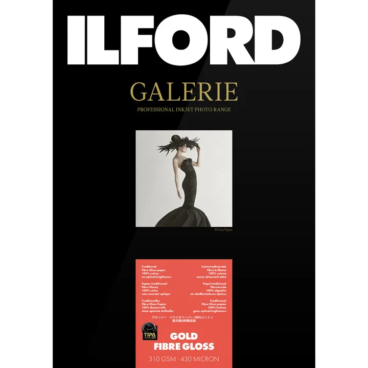 Ilford Gold Fibre Gloss Pages 33x48.3 (330mm x 518mm) - Landscape