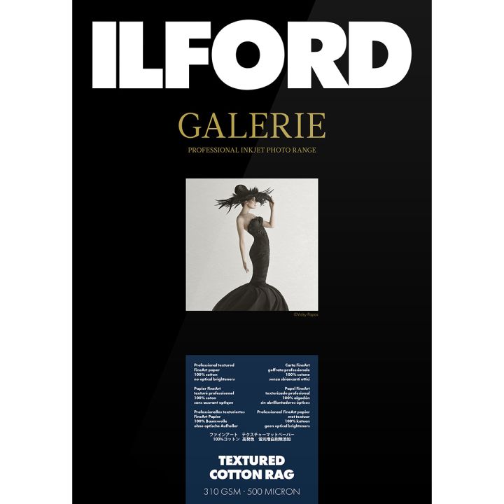 Ilford Galerie Textured Cotton Rag 310gsm 17" 43.2cm x 15m Roll GPTC19