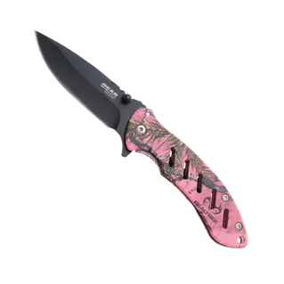 Bear Edge Brisk 1.0 4 1/16" Real Tree  Edge Pink Camo Frame Lock Folder