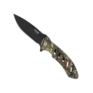 Bear Edge Brisk 1.0 4 1/16" Brown Locker Folder Knife in True Timber Camo