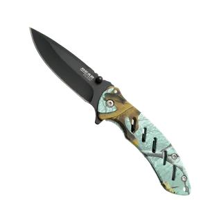 Bear Edge Brisk 1.0 4 1/16" Folding Knife in True Timber Rift Camo