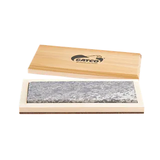 Gatco 6" 100% Natural Soft Arkansas Stone in Wood Storage Box