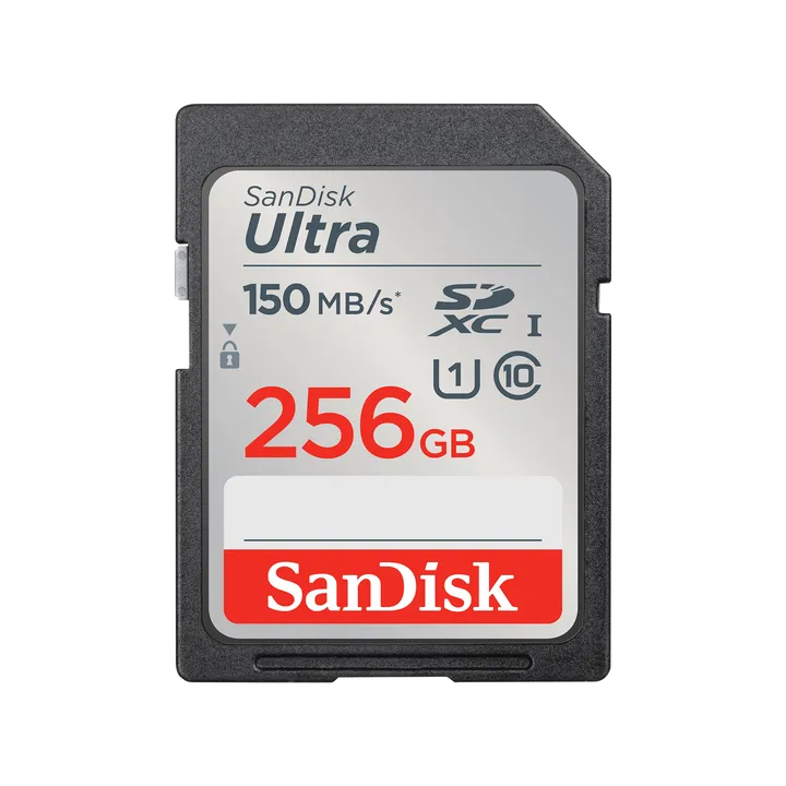 SanDisk Ultra SDXC 256GB 150MB/s R UHS-I Card