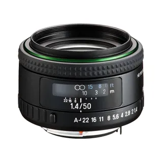 Pentax HD FA 50mm f/1.4 Lens with Case