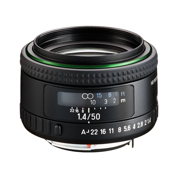 Pentax HD FA 50mm f/1.4 Lens with Case