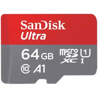 SanDisk Ultra microSDXC 64GB 140MB/s R UHS-I U1 C10 A1 Card