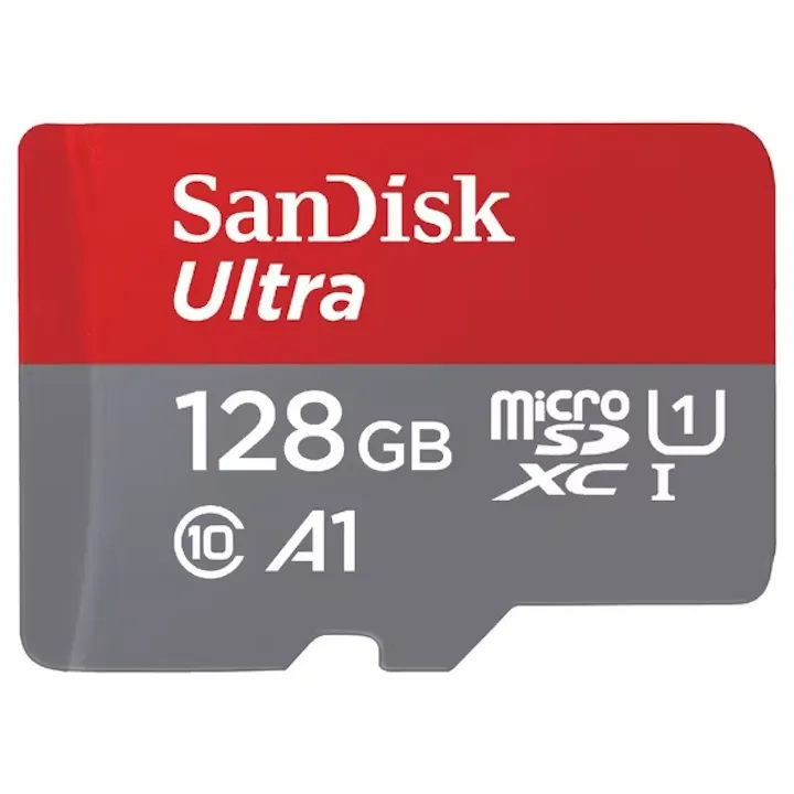 SanDisk Ultra microSDXC 128GB 140MB/s R UHS-I U1 C10 A1 Card