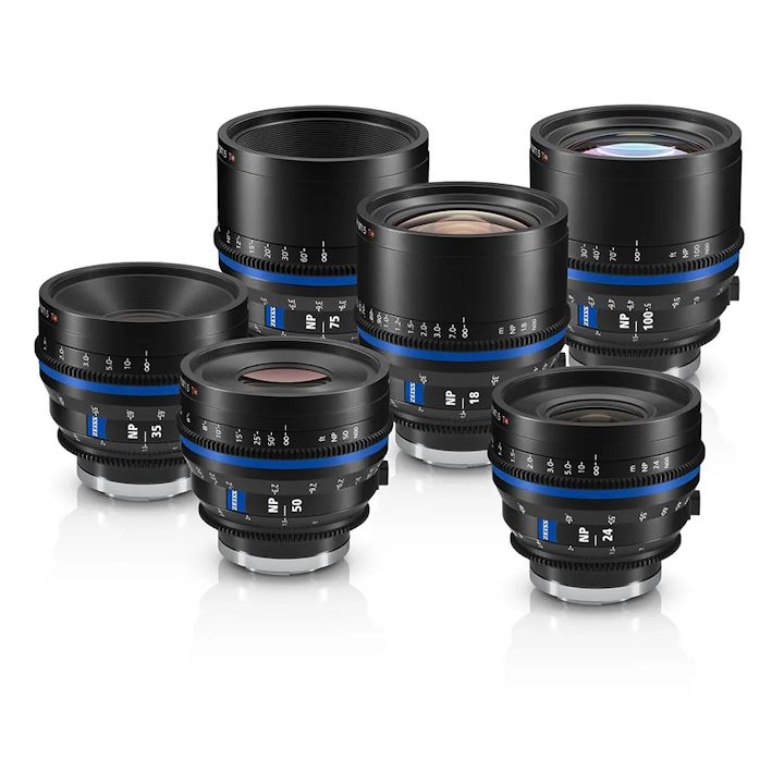 Zeiss Nano Prime 6 Lens Kit 18/24/35 /50/75/100mm Sony E Mount with Transport Case