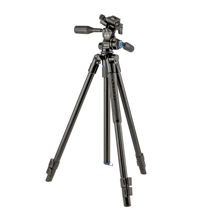 SLIK PRO AL-323-3WFC Aluminium Tripod & SH-747FC 3-way Friction Head