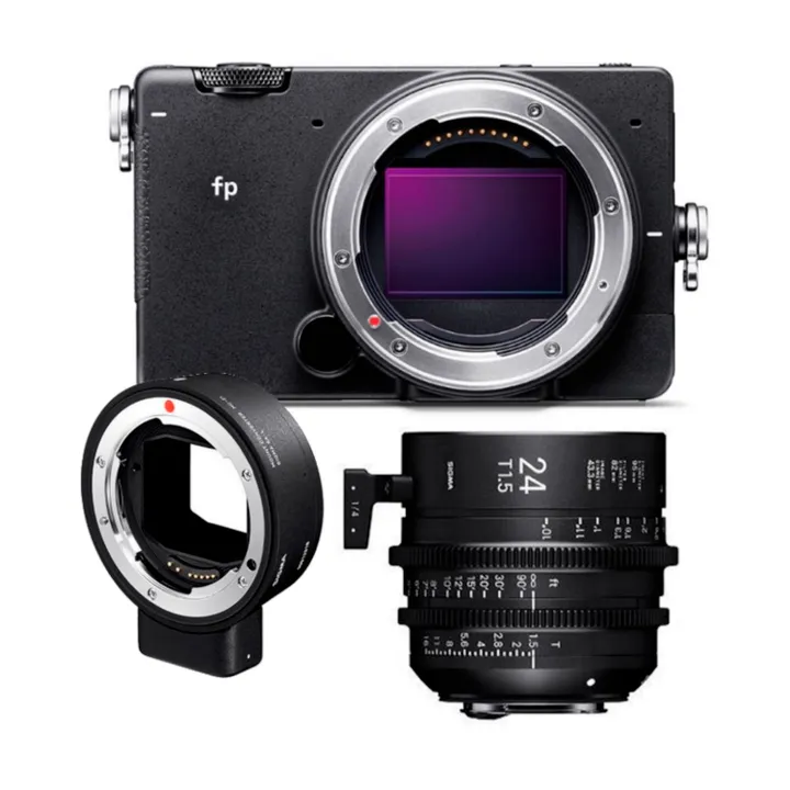 Sigma FP Digital Camera Kit - 24mm T1.5 Cine Lens EF-Mount & MC-21 Adapter