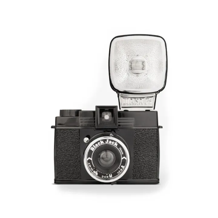 Lomography Diana F+ Camera & Flash Black Jack