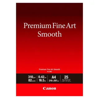 Canon Premium Fine Art Smooth 310GSM A4 25 Sheets - FASM1A4
