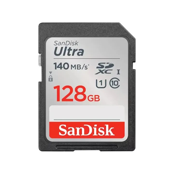 SanDisk Ultra SDXC 128GB 140MB/s R UHS-I Card