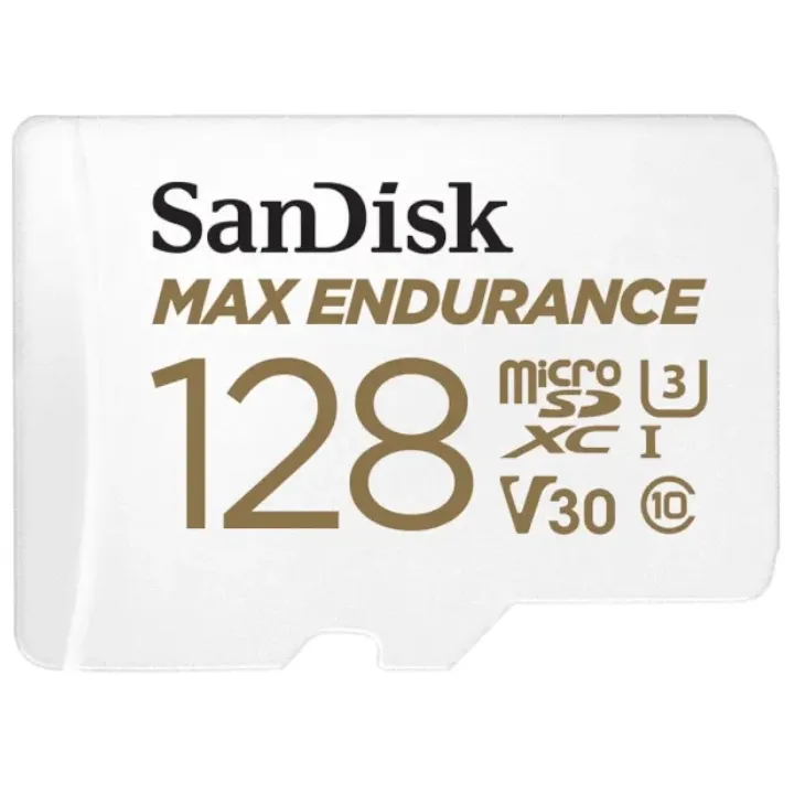 SanDisk MAX ENDURANCE 128gb microSD Card R100 W40