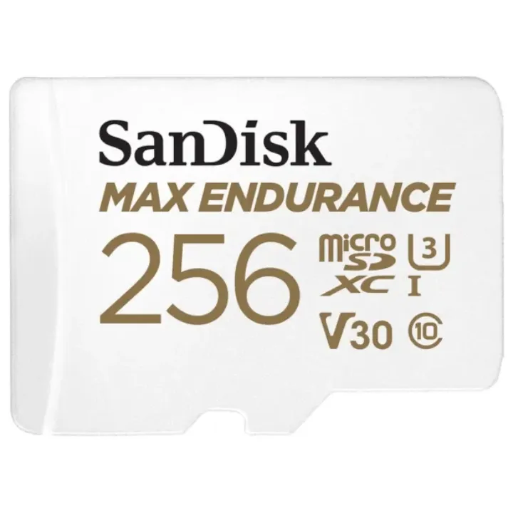 SanDisk MAX ENDURANCE 256gb microSD Card R100 W40