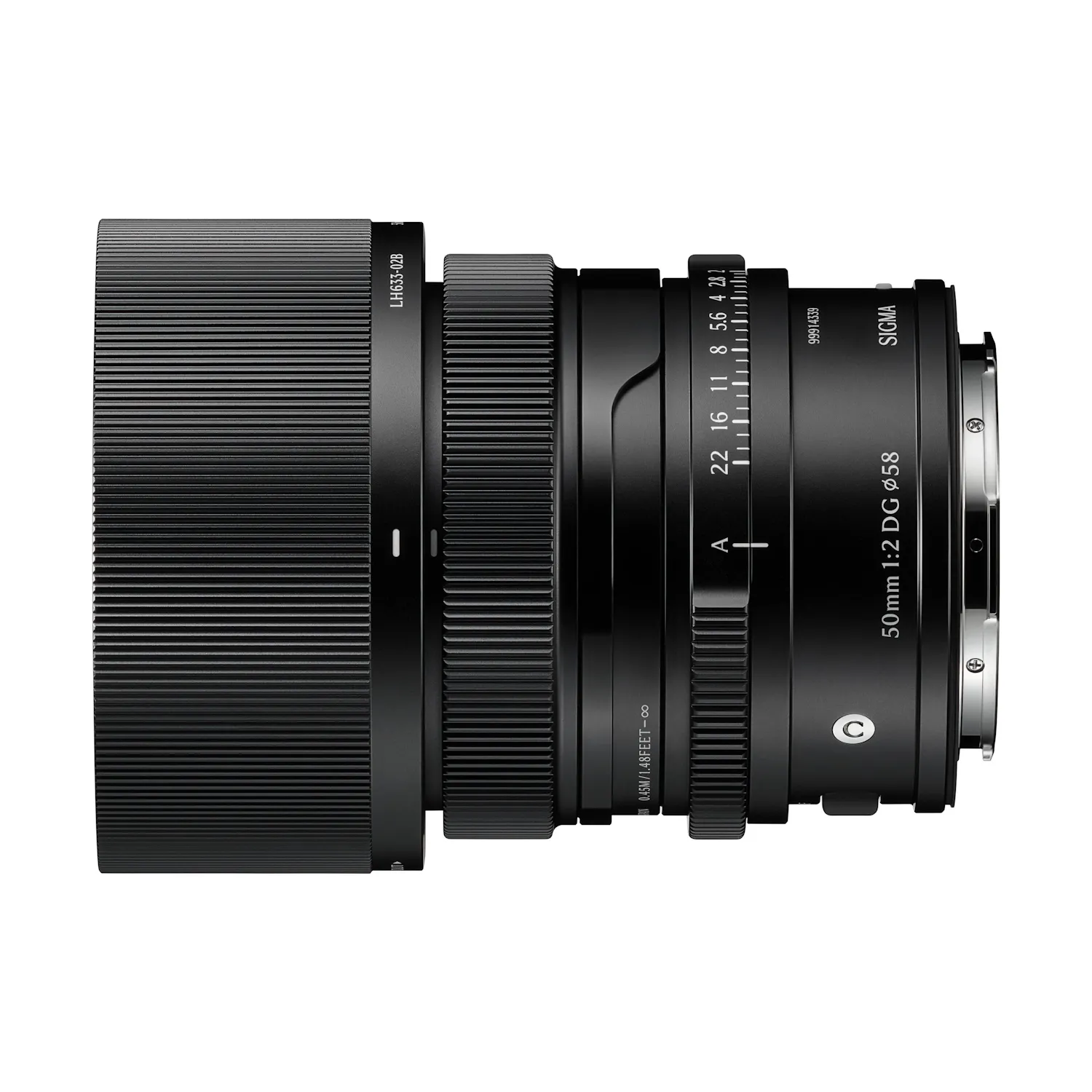 Sigma 50mm f/2 DG Contemporary Lens for L Mount Black