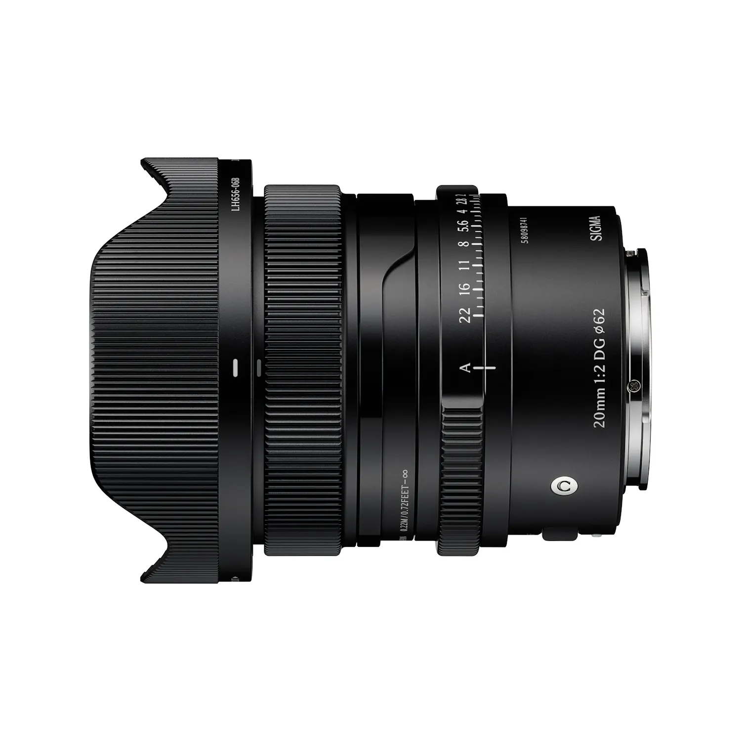 Sigma 20mm f/2 DG Contemporary Lens for Sony-E Mount Black