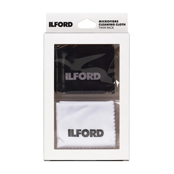 Ilford Microfibre Cleaning Cloth Twin Pack - Black & White