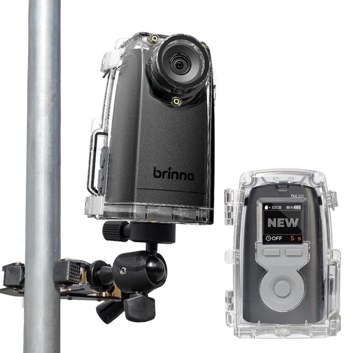 Brinno BCC300-C Time Lapse Camera kit - Incl. TLC300, Bungee Cords & Clampod