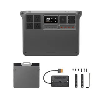 DJI Power 2000 & 200W Foldable Solar Panel × 1