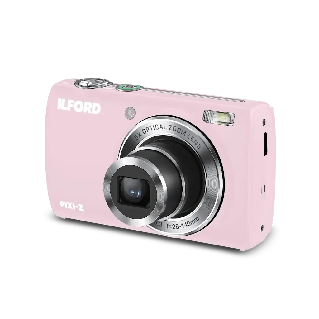 Ilford PIXI-Z Digital Camera 5x Zoom – Pink
