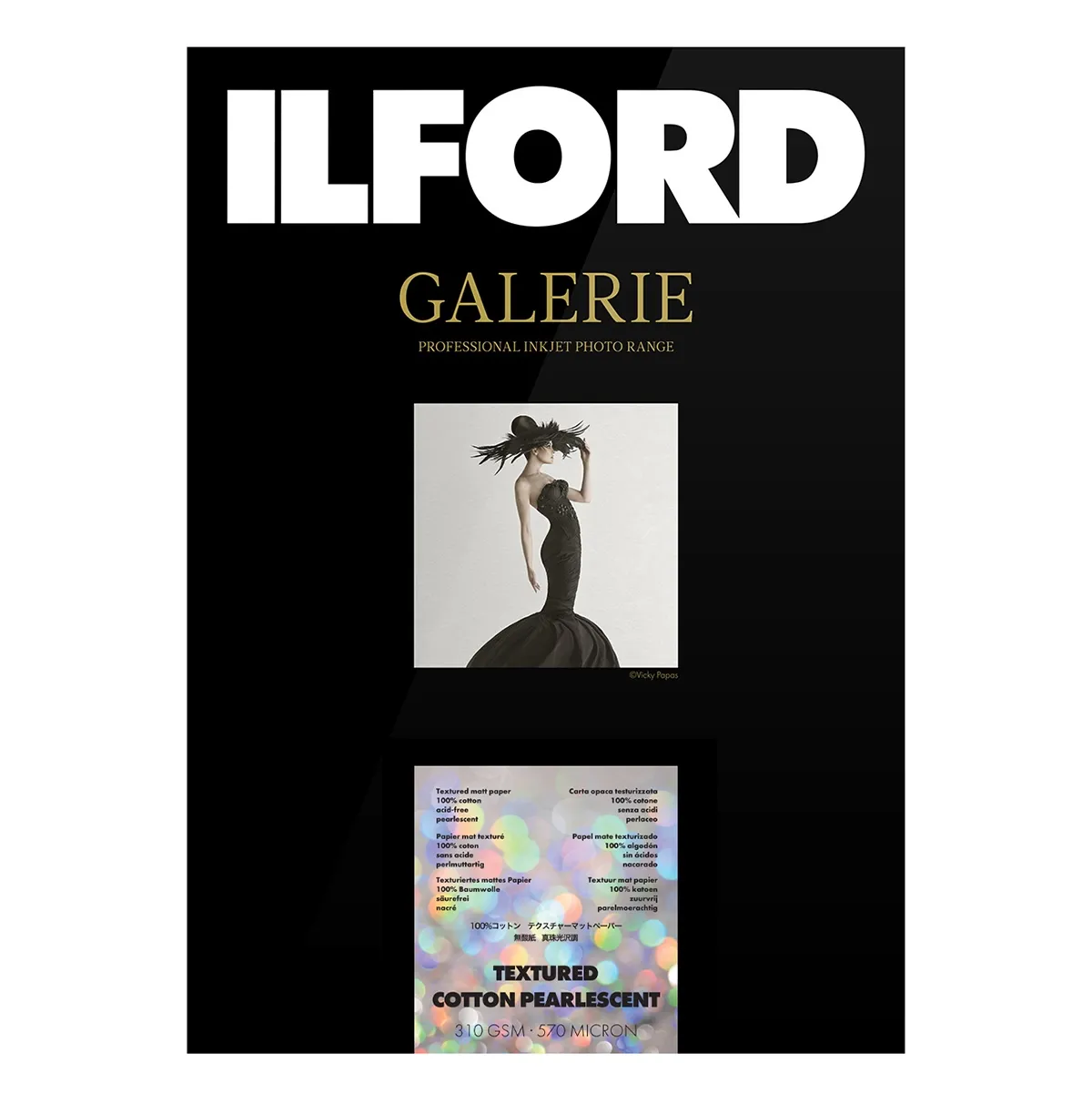 Ilford Galerie Textured Cotton Pearlescent 310gsm A3+ 25 Sheets