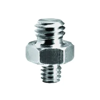 Manfrotto Short Adapter Spigot with 1/4 and 3/8 Inch Threads