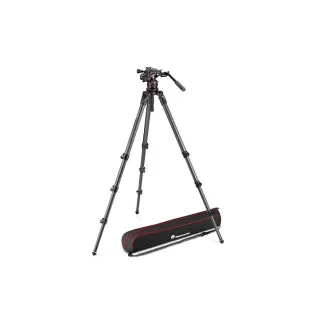 Manfrotto Nitrotech 612 Fluid Video Head and 536 Carbon Fibre Single Leg Tripod