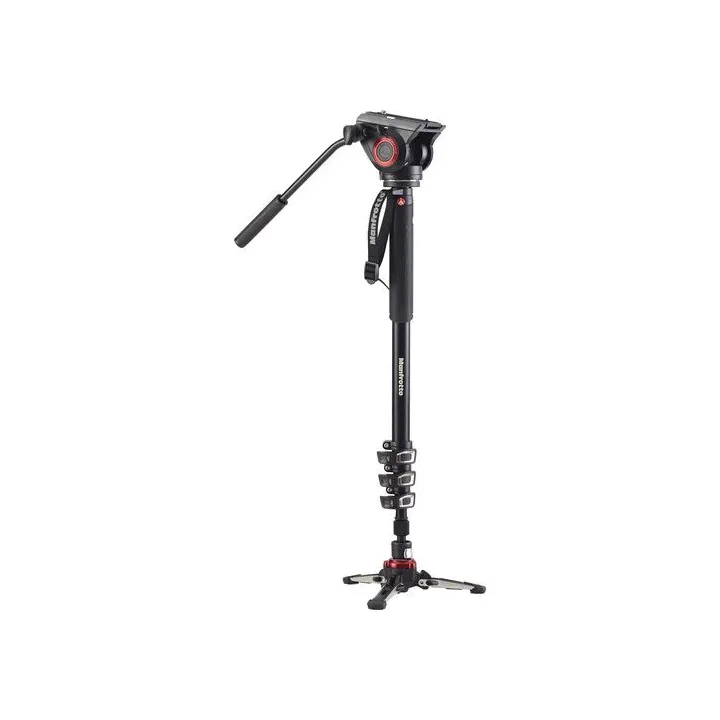 Manfrotto XPRO Aluminium 4-Section Video Monopod with 500 Fluid Head