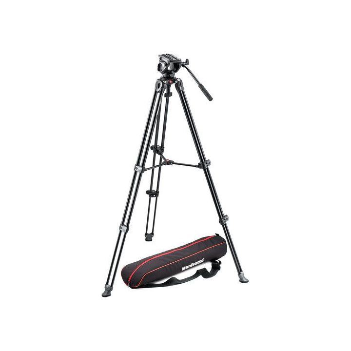Manfrotto 500 Fluid Video System with Twin Aluminium Legs