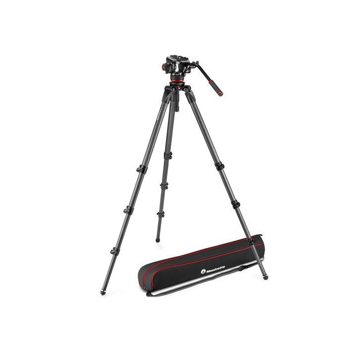 Manfrotto 504X Fluid Video Head and 536 Carbon Fibre Single Leg Tripod