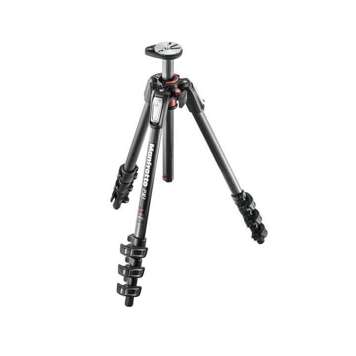 Manfrotto 190 Carbon Fibre 4 Section Tripod with Horizontal Column