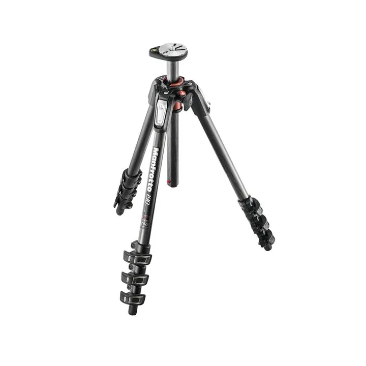 Manfrotto 190 Carbon Fibre 4 Section Tripod with Horizontal Column