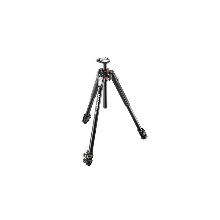 Manfrotto 190 Aluminium 3-Section Tripod with Horizontal Column