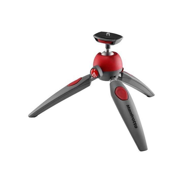 Manfrotto PIXI EVO 2-Section Mini Tripod - Red