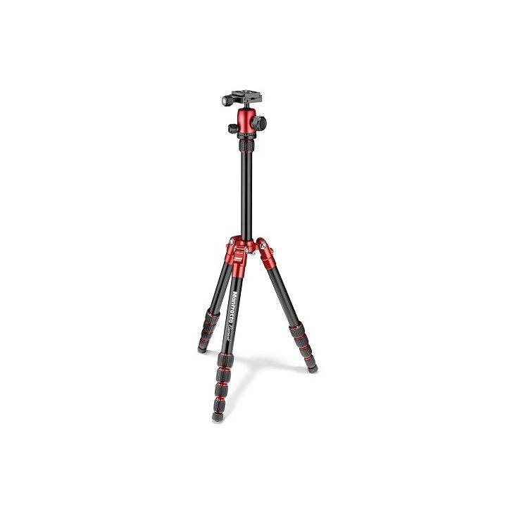Manfrotto Element Traveller Small Red Aluminium Tripod with Ball Head