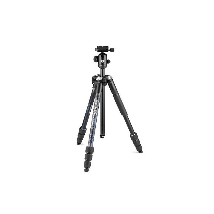 Manfrotto Element MII Aluminium 4-Section Tripod with Ball Head, Black