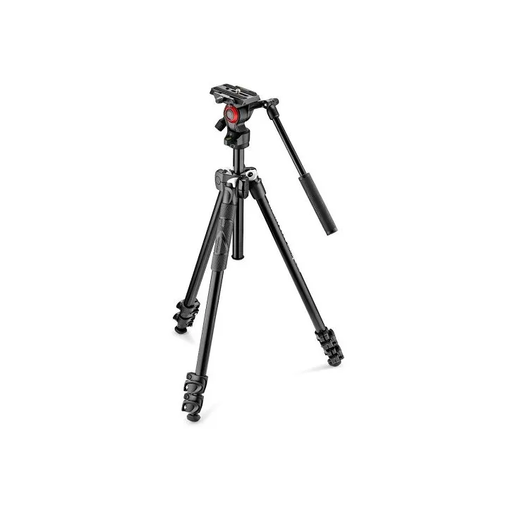 Manfrotto 290 Light Aluminium Tripod Kit with Befree Live Fluid Video Head