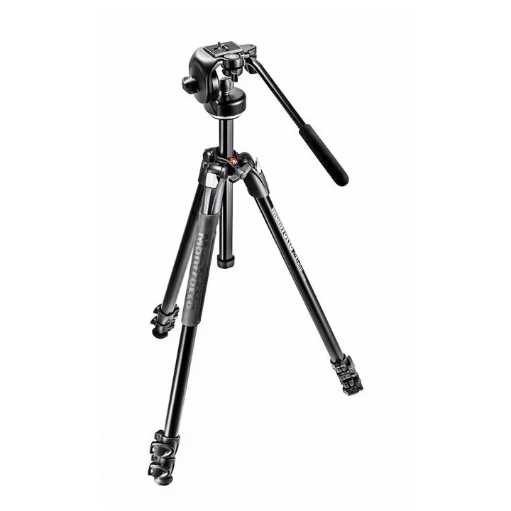 Manfrotto 290 Xtra Aluminium 3-Section Tripod with 2-Way Fluid Head