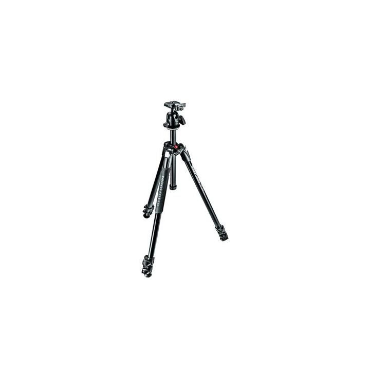 Manfrotto 290 Xtra Aluminium 3-Section Tripod with Ball Head