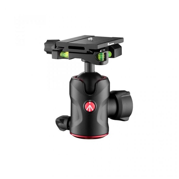 Manfrotto 496 Centre Ball Head with Q6 Top Lock Arca-Swiss Compatible Plate