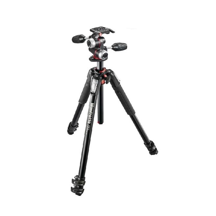 Manfrotto 055 Aluminium 3-Section Tripod Kit with XPRO 3-Way Head