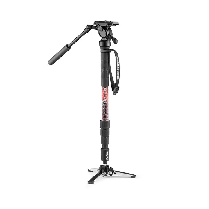 Manfrotto Element MII Aluminium Video Monopod Kit with Fluid Head
