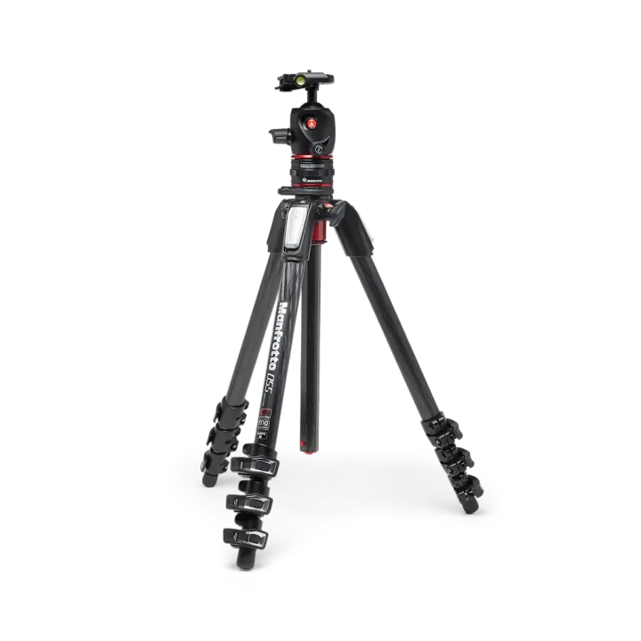 Manfrotto 055 Carbon Fibre 4-Section Tripod Kit with XPRO Ball Head and Quick Release