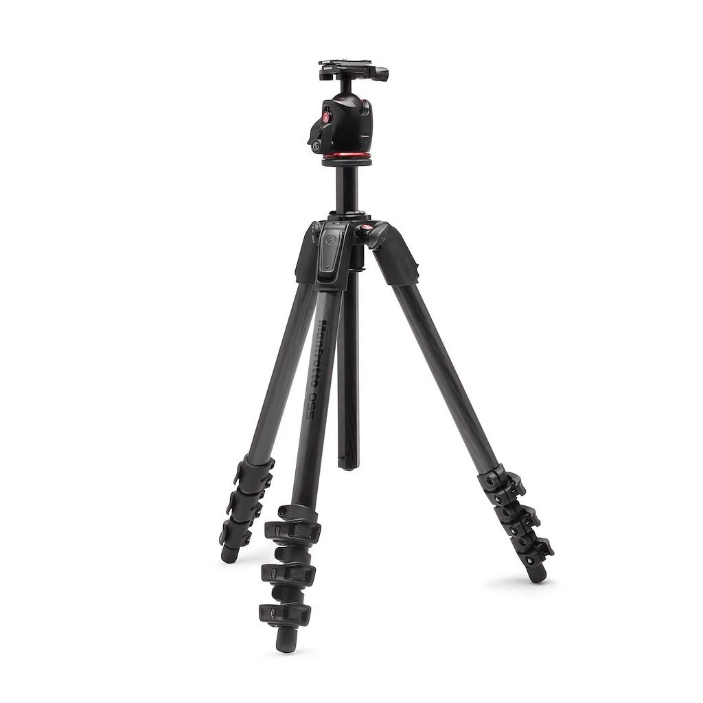 Manfrotto 055 Carbon Fibre 4 Section Tripod Kit with XPRO Ball Head and Q6 Plate
